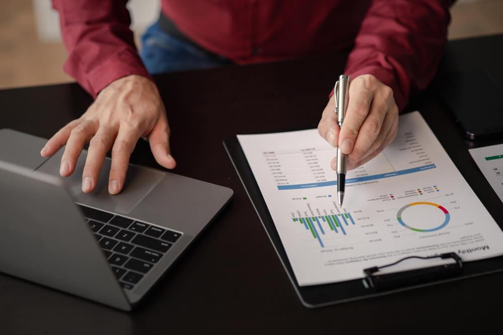 Looking at company finances