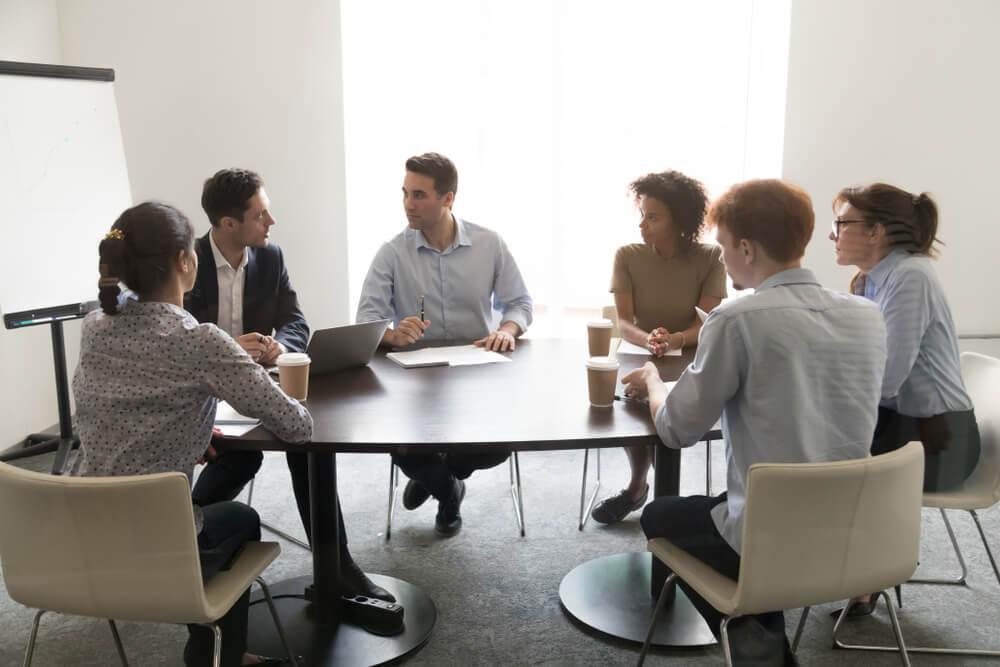 A round table meeting