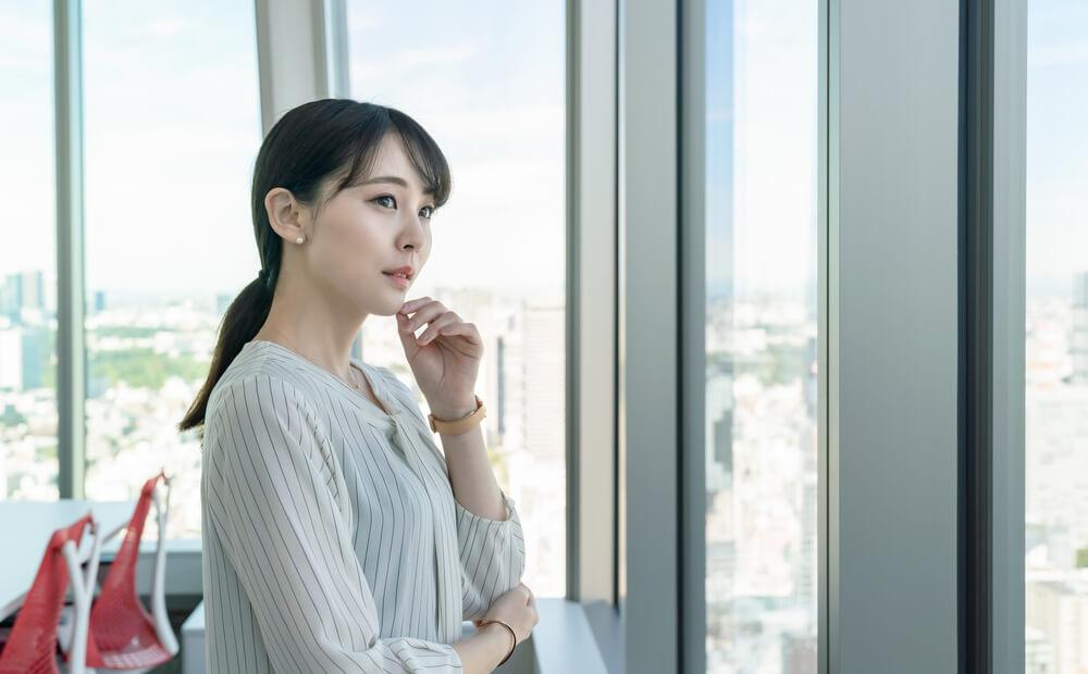 Businesswoman in her office
