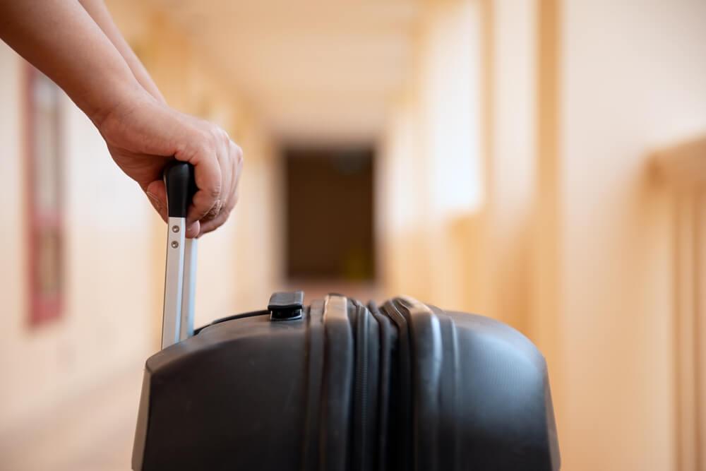 Black suitcase